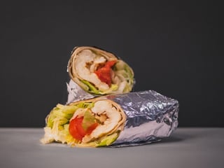 Halloumi wrap