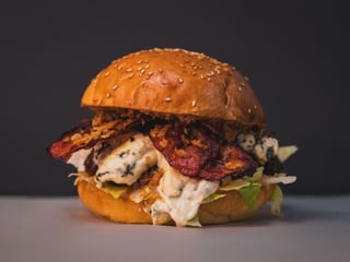 Blue cheese burger