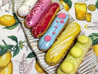 Еклери різних смаків