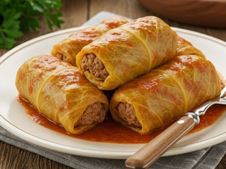 GOŁĄBKI ZE ŚMIETANĄ