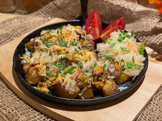 Patelnia z mięsem na wybór