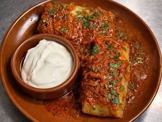 GOŁĄBKI ZE ŚMIETANĄ