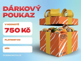 Dárkový poukaz 750Kč