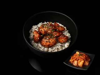 Sweet chilli chicken s rýží