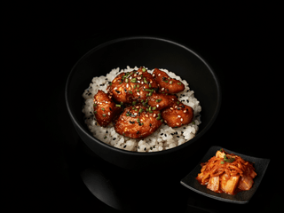 Sweet chilli chicken s rýží