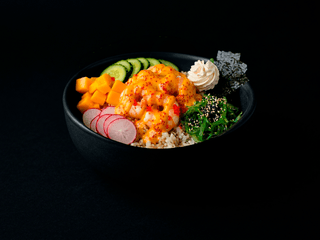 Poke Bowl Krevety