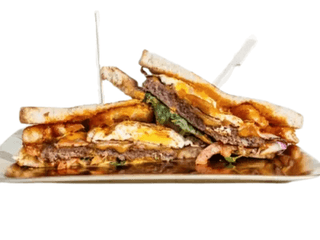 Sandwich s mletým hovězím masem