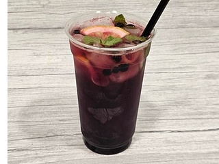 Limonáda borůvka-citrón