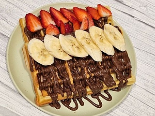 Vafle s nutellou