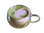 Pink matcha latté