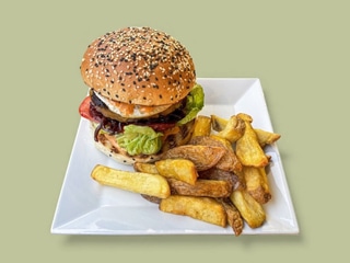 "Fair Dinkum Aussie" burger