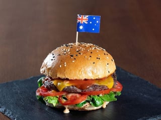 Beef cheeseburger
