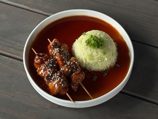 🥢 Якіторі з курки з лаймовим рисом