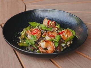 Локшина WOK з креветкою