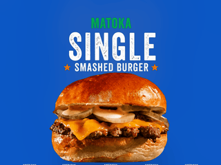 Single MATOKA Smashed Burger