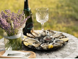 Сет із 12 свіжих устриць на двох "Смак моря"