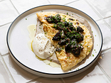 OMELETTE WITH MUSHROOMS AND TRUFFLE