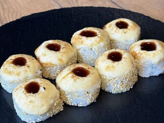 Zapiekany z krewetkami (8 szt.)
