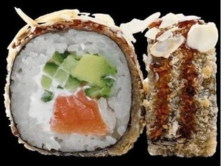 Tempura z łososiem (6 szt.)