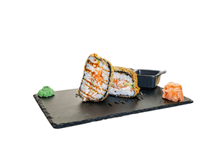 SUSHI BURGER CU CREVEȚI