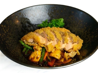 53c. Panko Salmon Enjoy - Ústřícová omáčka