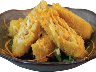 3. Smažené jarní závitky s mořskými plody, 2ks