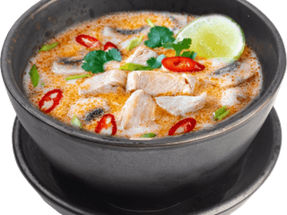 22b. Tom Kha Soup - Krevety