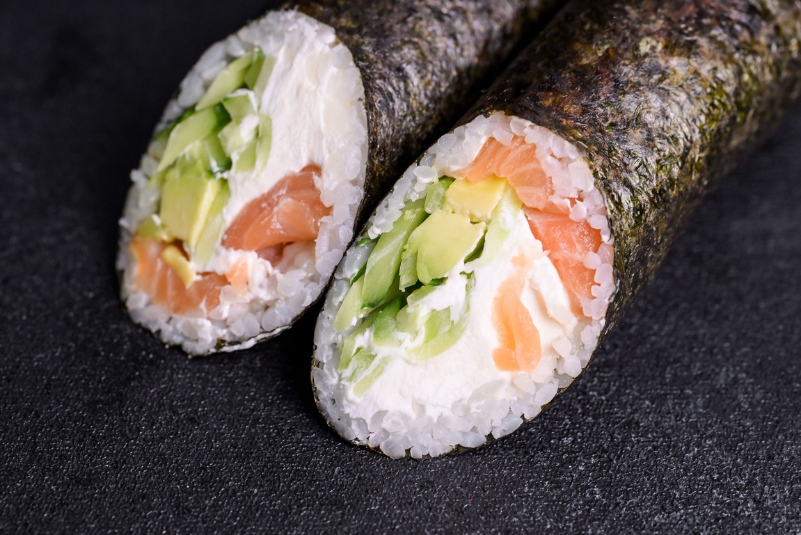 Суширітто з лососем