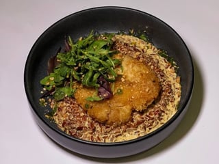 Рис каррі з хрусткою куркою