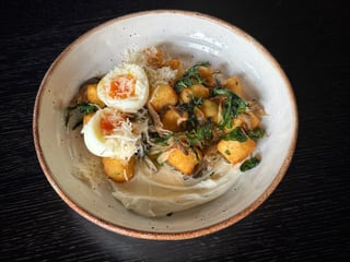 Галушки з грибами