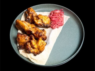 Шашлик із курочки (бедро) (350 гр)