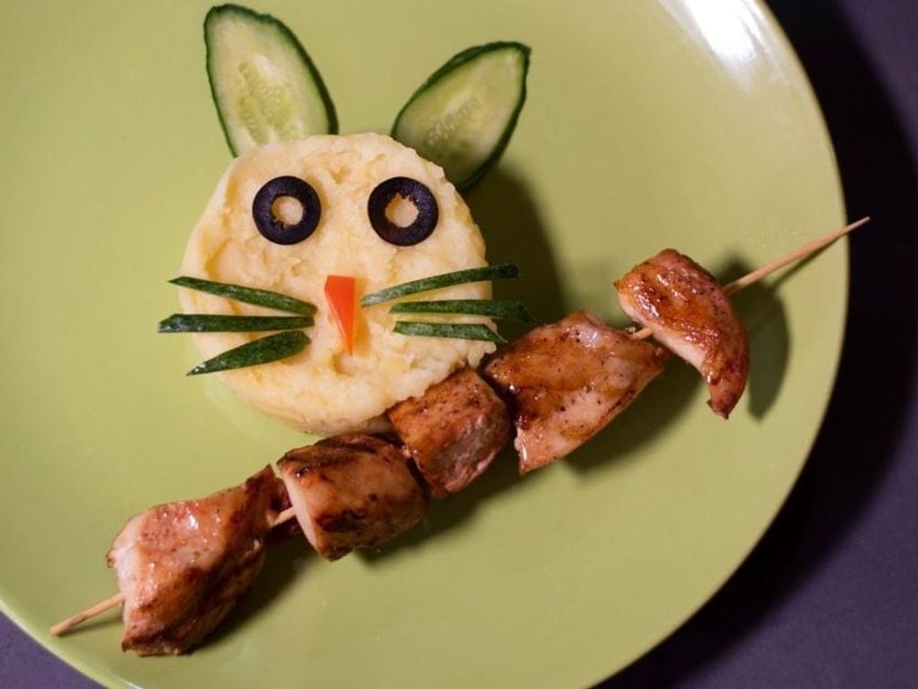 ЗАЯ шашличок курячий з пюре (150/200g)