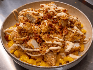 Crispy Chicken Mac'n'Cheese 