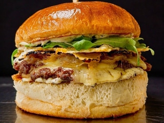 Truffle burger