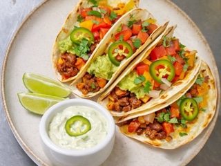 Beef taco