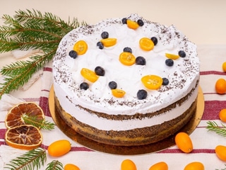 Torcik Makowy z nutą pomarańczy