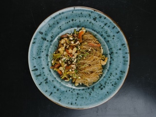 Вок-фунчоза з креветками