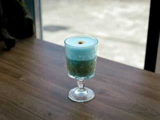 Blue latte на безлактозному молоці