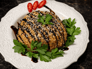 Тайский рис з копченою куркою