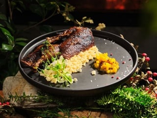 Качка, запечена з яблуками