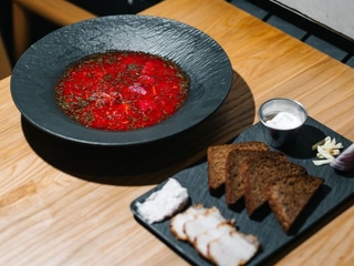 Борщ з качкою