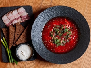 Борщ з качкою