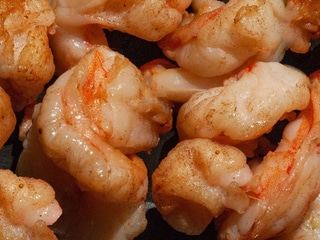 Креветки смажені