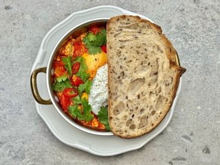 Шакшука з власним хлібом