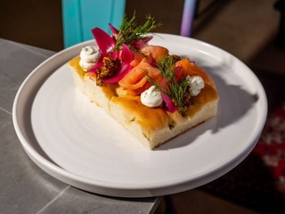 SMOKED SALMON FOCACCIA