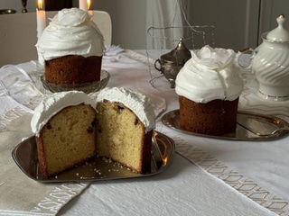 Сирна паска з журавлиною та вишнею (цукати)