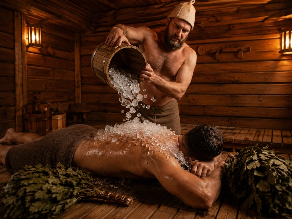 Льодове паріння / ice sauna bathing
