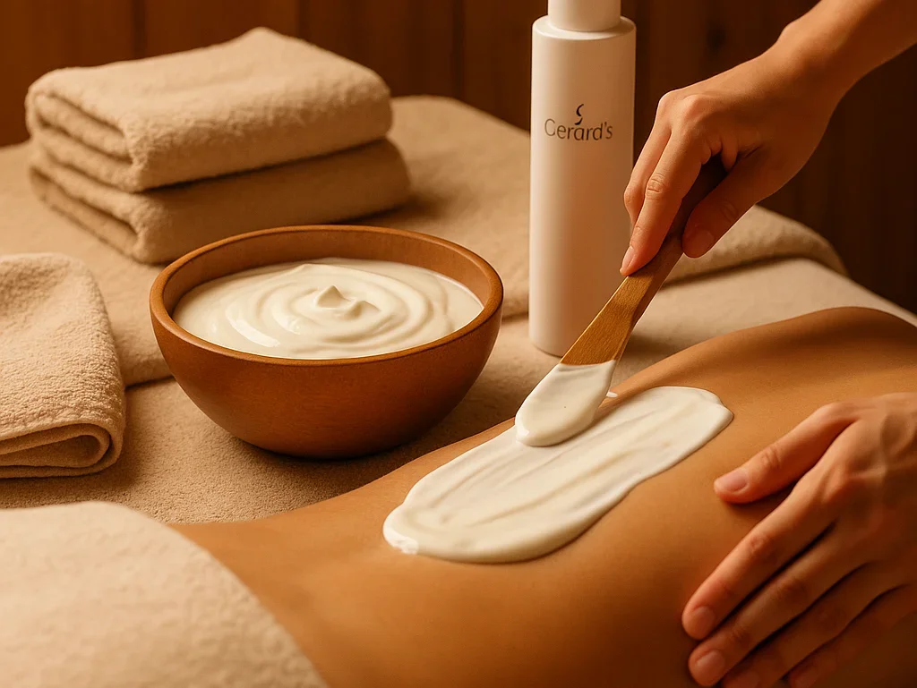 Зволоження тіла йогуртом Gerard's