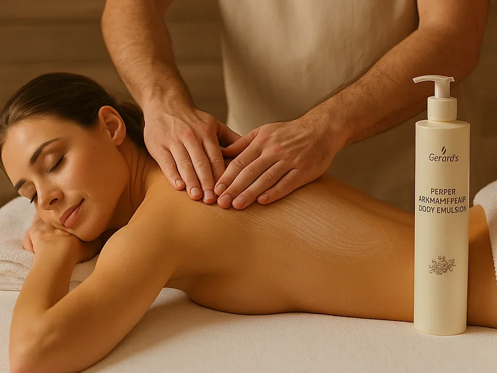 Ароматерапевтичне зволоження тіла Pepper Body Emulsion від Gerard's