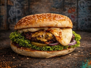 Cheesy Cheese Burger
